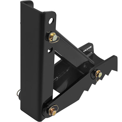 18\" Backhoe Bucket Thumb, 1/2\" Tooth Thickness Heavy Duty Excavator Thumb, Black Steel Welded Thumb Attachment with 12mm Bolt-On Design Adjustable Mechanical Thumb for Excavator/Backhoe