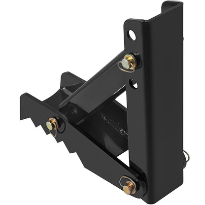 18\" Backhoe Bucket Thumb, 1/2\" Tooth Thickness Heavy Duty Excavator Thumb, Black Steel Welded Thumb Attachment with 12mm Bolt-On Design Adjustable Mechanical Thumb for Excavator/Backhoe