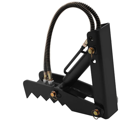 Hydraulic Excavator Thumb, 18 Inch 1/2" Thickness Heavy Duty Excavator Thumb, Black Steel Welding on Thumb Attachment with Hydraulic Cylinder, Mechanical Hydraulic Thumb for Excavator/Backhoe