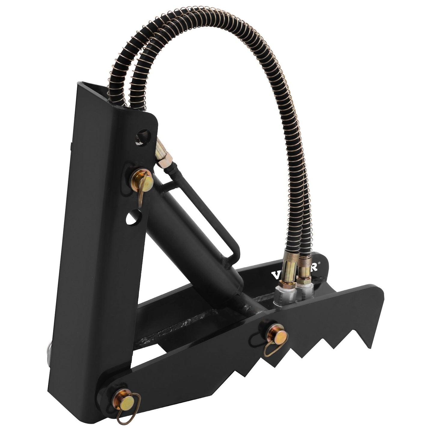 Hydraulic Excavator Thumb, 18 Inch 1/2" Thickness Heavy Duty Excavator Thumb, Black Steel Welding on Thumb Attachment with Hydraulic Cylinder, Mechanical Hydraulic Thumb for Excavator/Backhoe