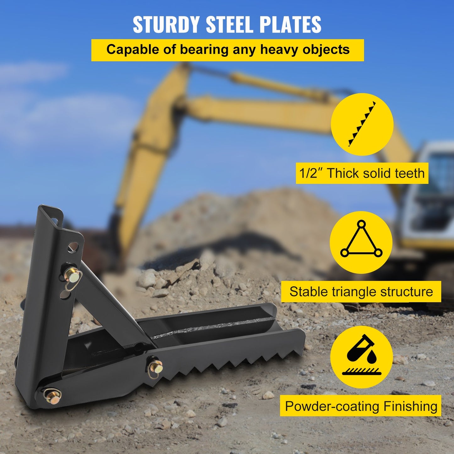 Welding of thumb attachments for excavator 32