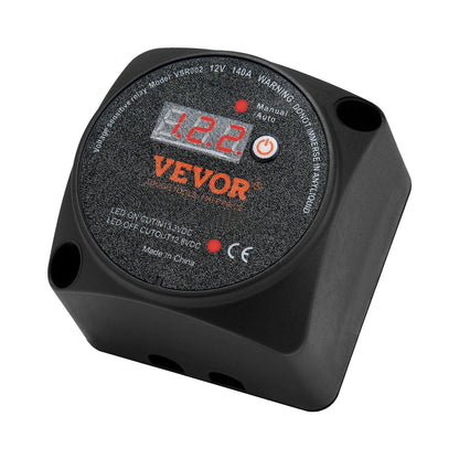 Split Charge Relay Kit Voltage Sense Relay 12V 140A Dubbel batteriisolator