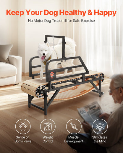 Dog treadmill for large dogs up to 220 lbs indoor running machine for pets
