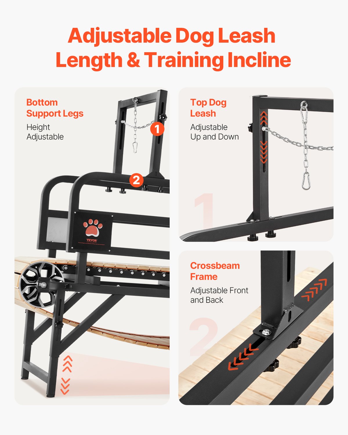 Dog treadmill for large dogs up to 220 lbs indoor running machine for pets