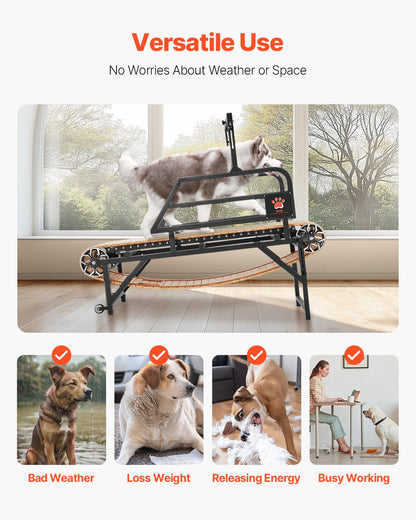 Dog treadmill for large dogs up to 220 lbs indoor running machine for pets
