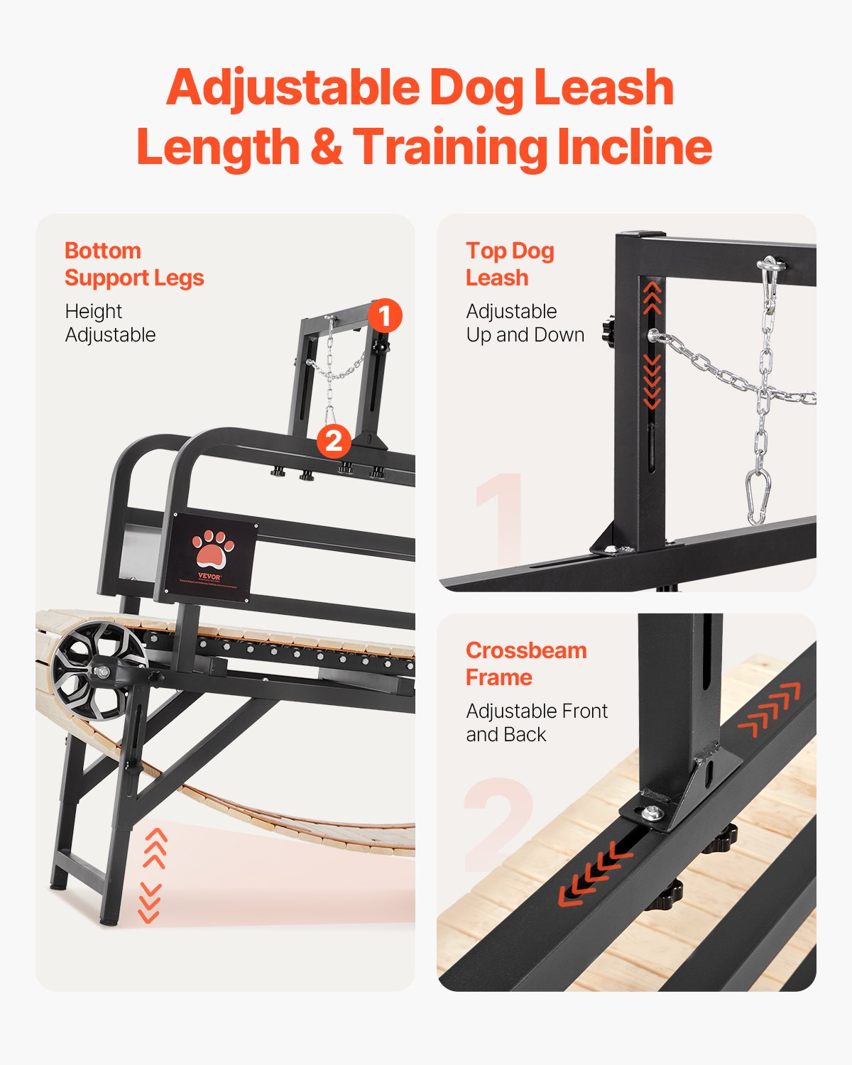 Dog treadmill for medium dogs up to 220 lbs indoor running machine for pets