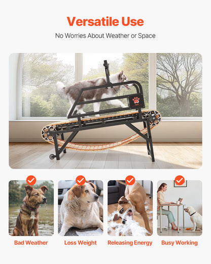 Dog treadmill for medium dogs up to 220 lbs indoor running machine for pets