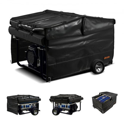 Generatorskydd Universellt Vattentätt Skydd 420D För 3500-12000W 34x24x21in