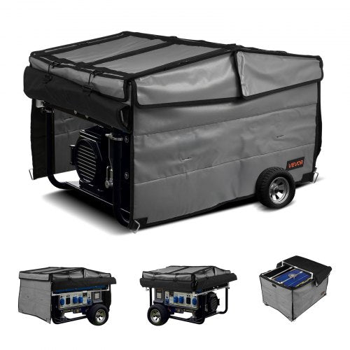 Generatorskydd Universellt Vattentätt Skydd 420D 34x26x21in för 3500-12000W
