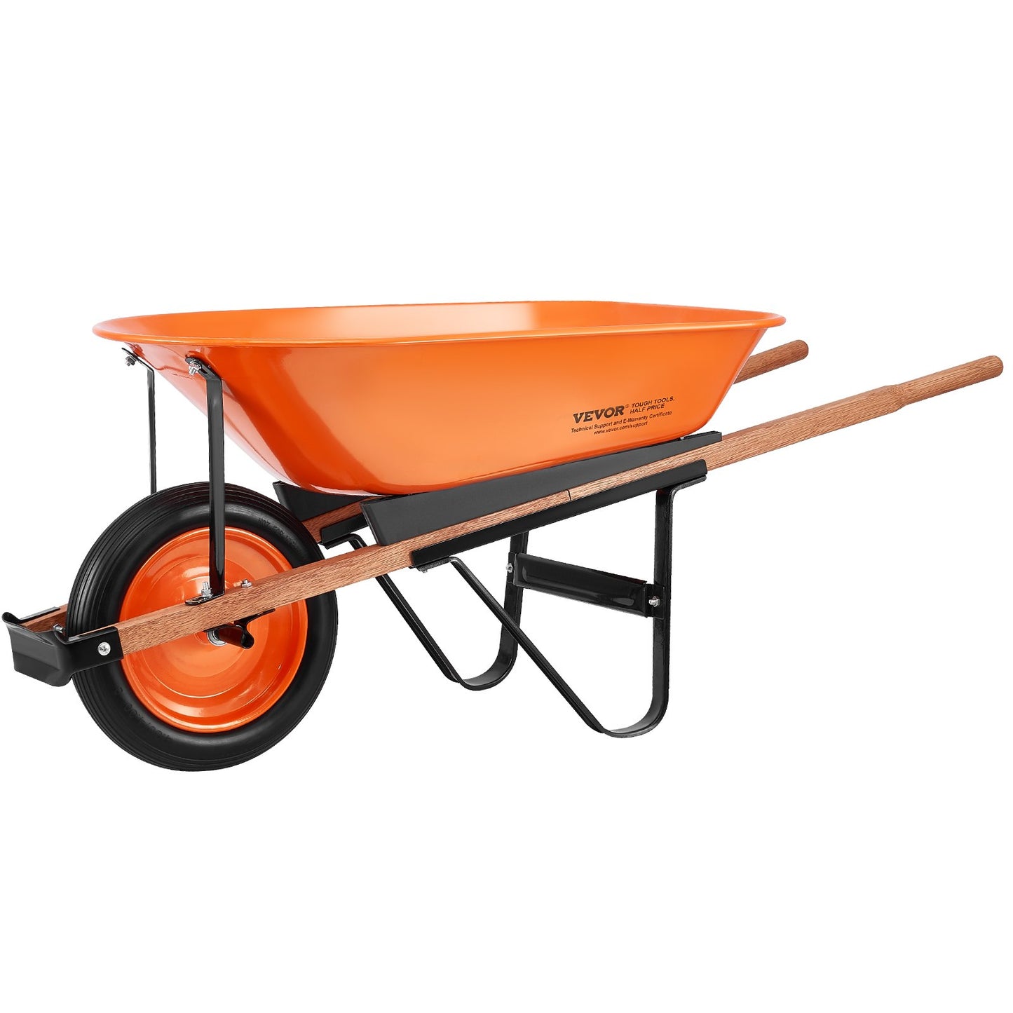 Schubkarrenwagen Einrad-Gartenkipper 330 lbs Yard Utility Cart
