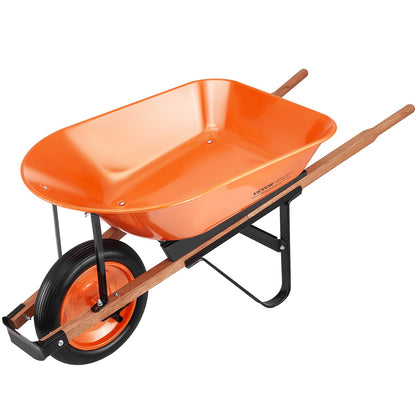 Schubkarrenwagen Einrad-Gartenkipper 330 lbs Yard Utility Cart