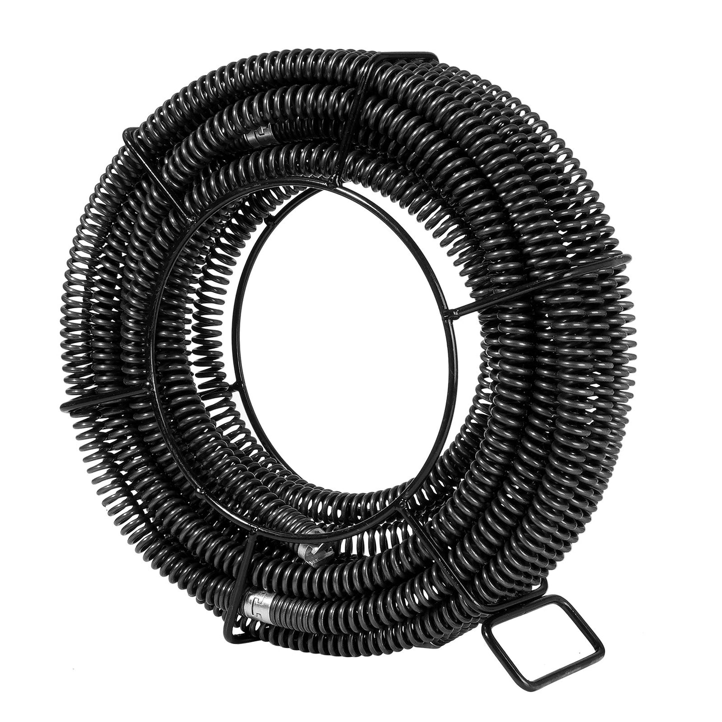 Sectional Drain Cleaning Cable 45FTx7/8In &amp; 6 Cutters for 0.8"-5.9" Pipe