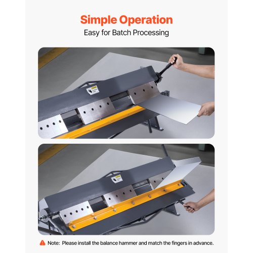 48 inch box and pan brake 0-135° 16 Ga sheet metal bending brake 16 fingers | EU