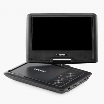 Tragbarer DVD-Player, 256 mm HD-Schwenkbildschirm, 4 Stunden Akkulaufzeit