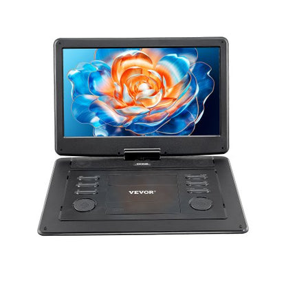 Bärbar DVD-spelare 396 mm HD Vridbar Skärm 4,5-5 Timmars Batteritid