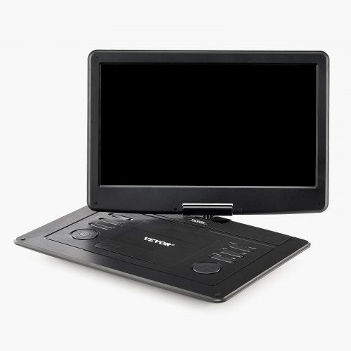Bärbar DVD-spelare 396 mm HD Vridbar Skärm 4,5-5 Timmars Batteritid
