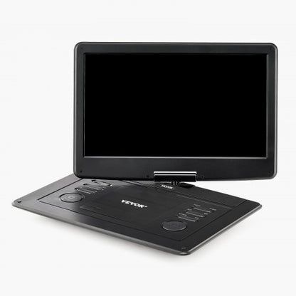 Bärbar DVD-spelare 396 mm HD Vridbar Skärm 4,5-5 Timmars Batteritid