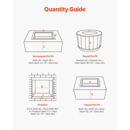 20 LBS Fire Glass 1/2-Inch Fire Glass Stones for Fire Pit Table Copper | EU