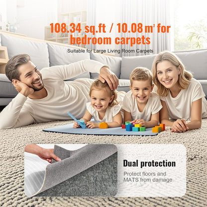 Non-slip carpet gripper 9' x 12' carpet mat 0.24" thick for all floors