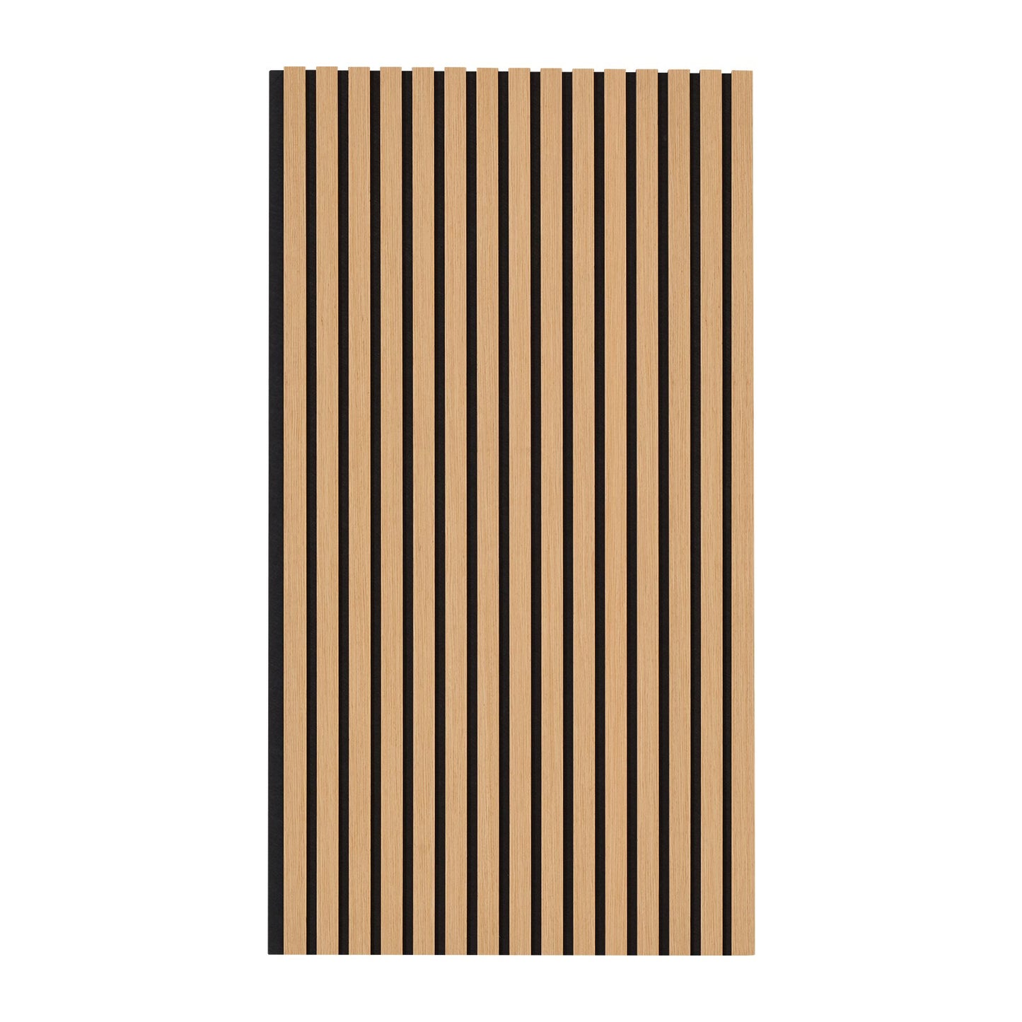 Trälameller akustikpaneler 23,6 x 47,2 tum för modern väggdekor ljus ek