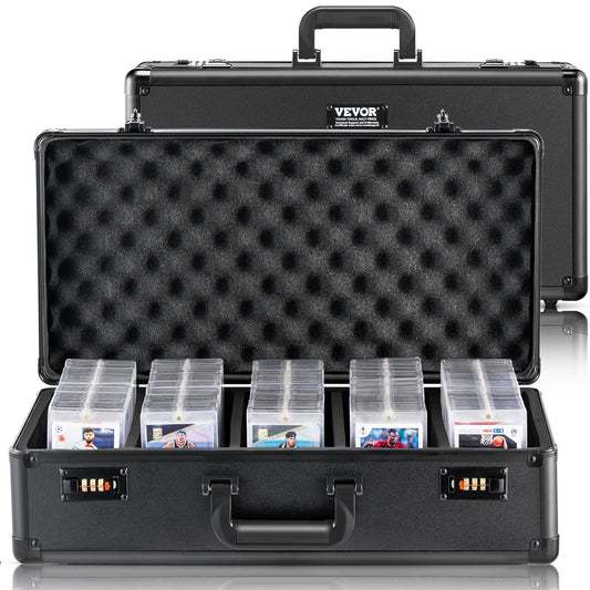 162 PSA Graded Card Storage Box 5 Compartments Sports Card Holder Case Coded Lock