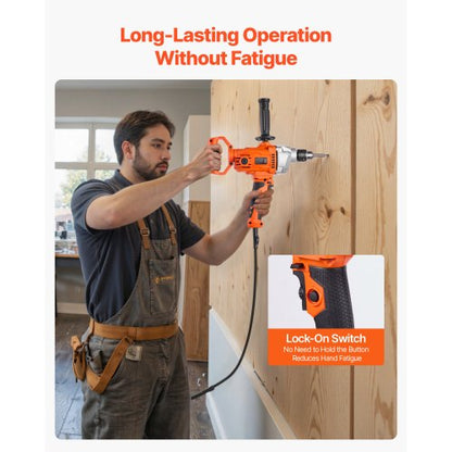 Borrblandare 1100W 0-850 RPM Sladdansluten borrblandare Set Borrar Färgblandare |  EU