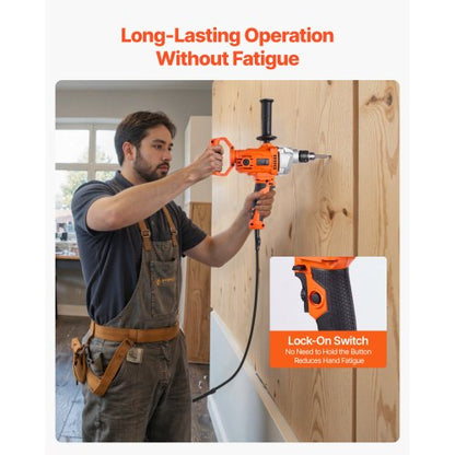 Borrmixer 1100W 0-850 RPM Sladdansluten elektrisk borrmixerset Blandningsborrar |  EU