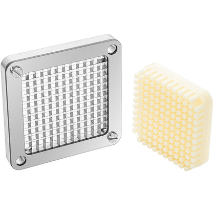 French Fries Cutter Chopper Replacement Blade &amp; Pressure Block 1/4-inch 3 Pieces