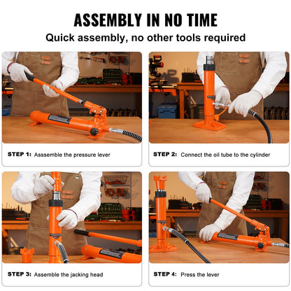 10 ton hydraulic jack air pump lift frame body frame Porta power repair kits