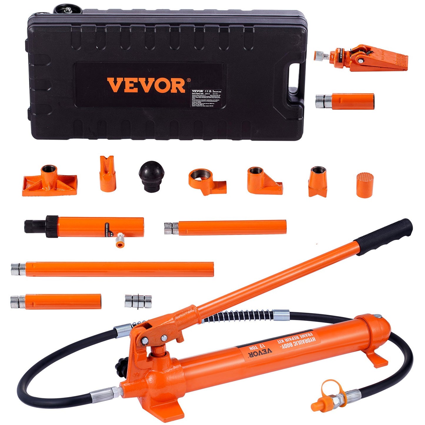 12 ton hydraulisk domkraft luftpump lyft ram kroppsram Porta Power Repair Kit