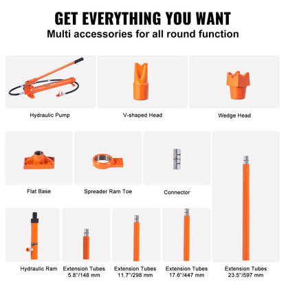 20 ton hydraulic jack air pump lift frame body frame Porta power repair kits