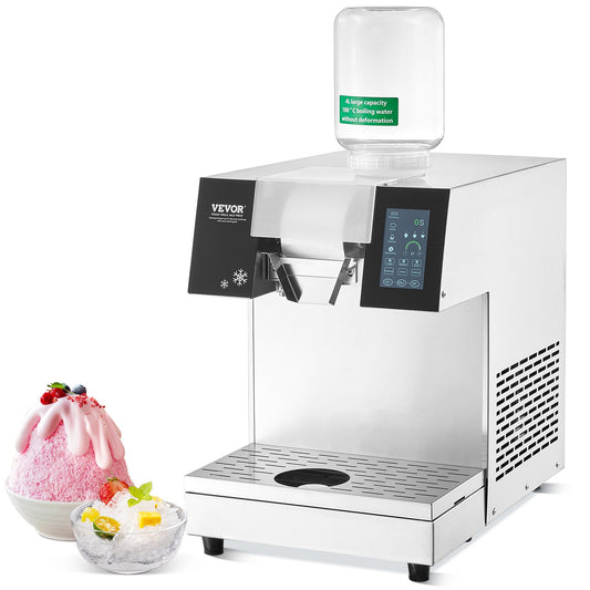 Commercial Snowflake Ice Cream Machine 507LBS/24H Stainless Steel For Ice Cream