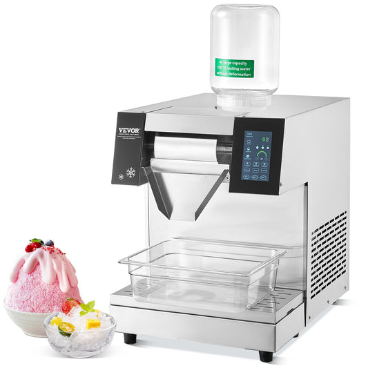 Commercial Snowflake Ice Cream Machine 573LBS/24H Stainless Steel For Ice Cream