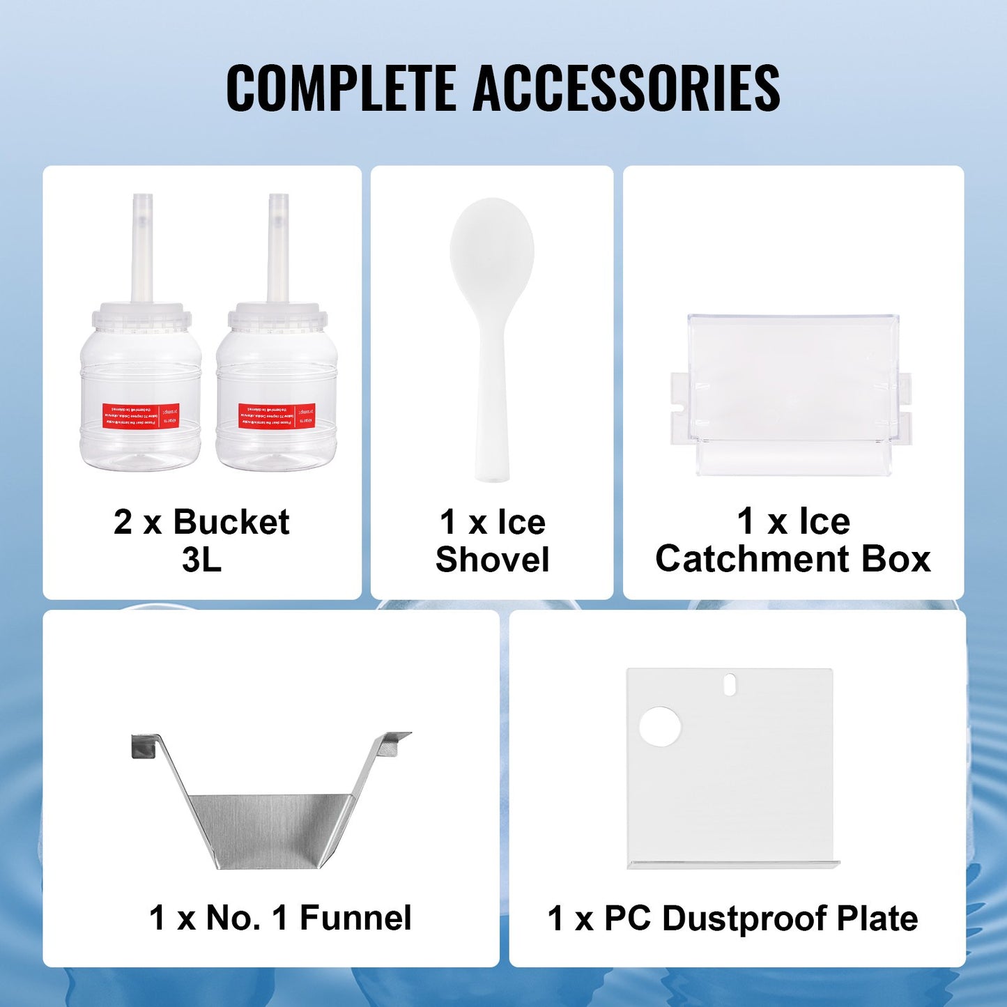 Commercial Snowflake Ice Cream Machine 176LBS/24H Stainless Steel For Ice Cream