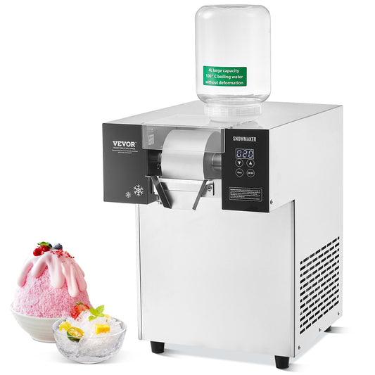 Commercial Snowflake Ice Cream Machine 397LBS/24H Stainless Steel For Ice Cream