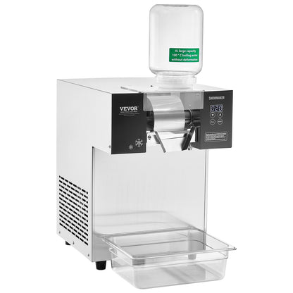 Commercial Snowflake Ice Cream Machine 397LBS/24H Stainless Steel For Ice Cream