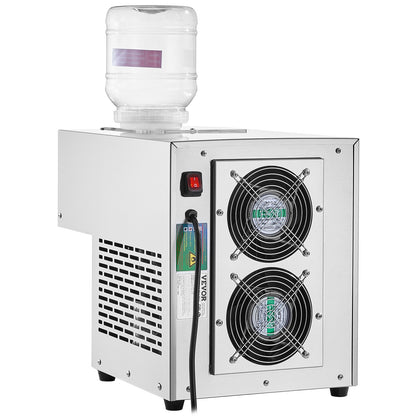 Commercial Snowflake Ice Machine 375LBS/24H Stainless Steel For Ice Cream