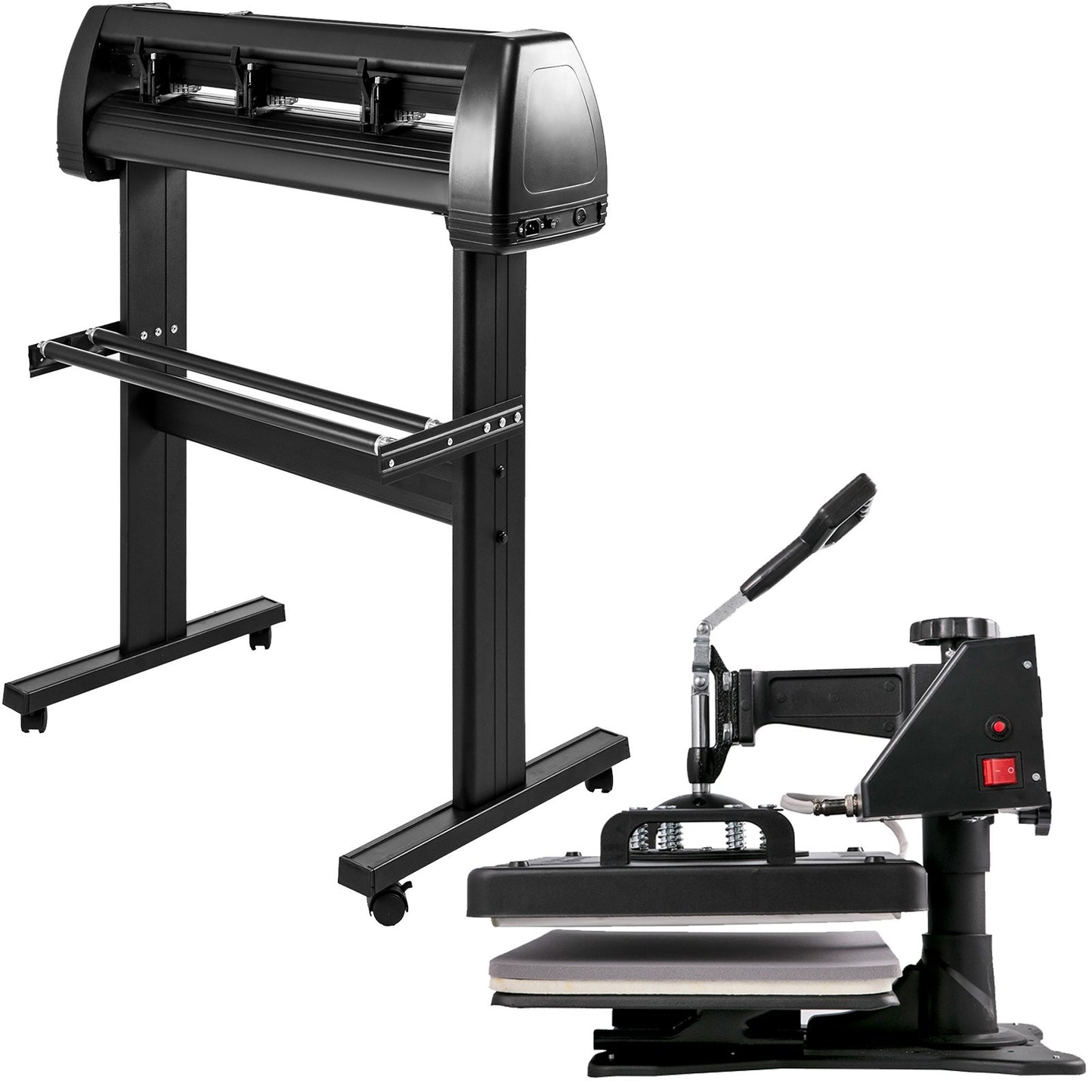 5-in-1-Wärmepresse-Transfermaschine, 30,5 x 38,1 cm, mit 86,4 cm Vinyl-Schneideplotter-Maschinen-Kit, Kunsthandwerksdrucker, Sublimation (86,4 cm/870 mm), Begrenzung (86,4 cm/870 mm)