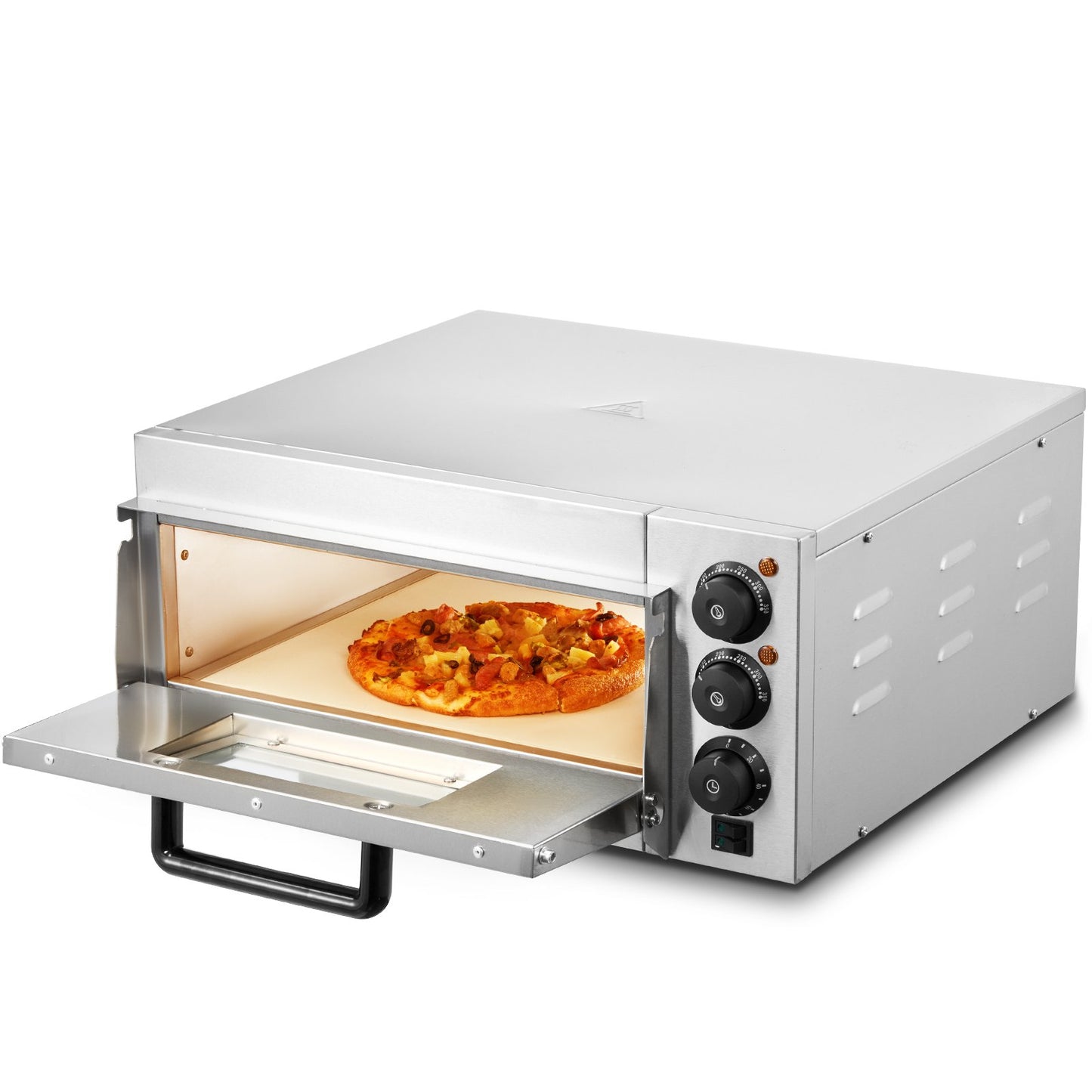 Kommersiell pizzaugn Elektrisk pizzaugn för 14" pizza inomhus