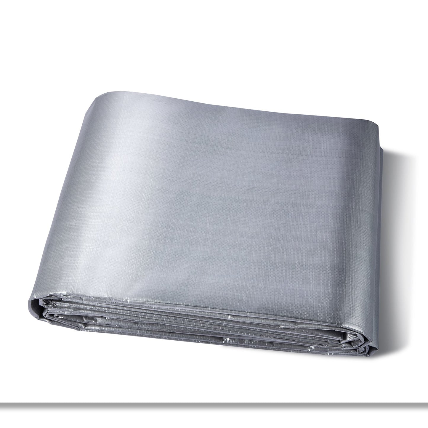 Tarp Vattentät 20x30 ft, plast Poly Tarp Cover 10 Mil, Multi Purpose Tear UV och temperaturbeständig utomhuspresenning med hög hållbarhet förstärkta genomföringar (silver/brun)