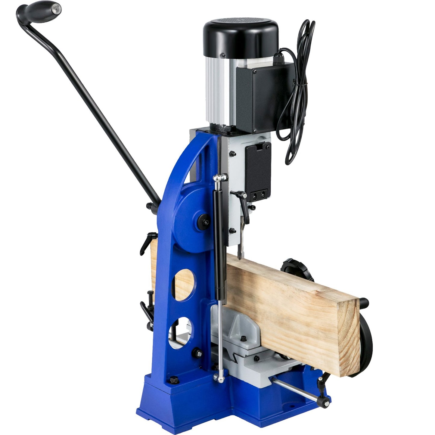 Bench drill press, 1/2 hp, 1700 rpm, bench drill press with movable workbench, hollow drill press, for drilling round, square or special square holes in wood