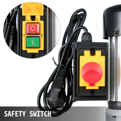 Insertion machine hollow chisel insertion with chisel bit set for woodworking