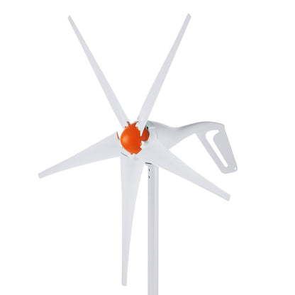 500W vindturbingenerator 12V 5-blads vindturbinsats och MPPT-styrenhet