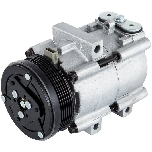 CO 101290C (4L3Z19703AB) Universal AC-kompressor för luftkonditionering för 93-07 Ford Lincoln Mercury Thunderbird F150 4.2L 4.6L 5.4L 6.8L FS10 A/C-kompressorenhet 58129 5716559 58161529
