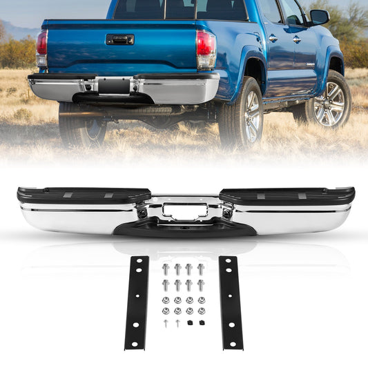 Rear Step Bumper Steel Bumper for 1999-2007 Ford F250/Ford F350 Super Duty