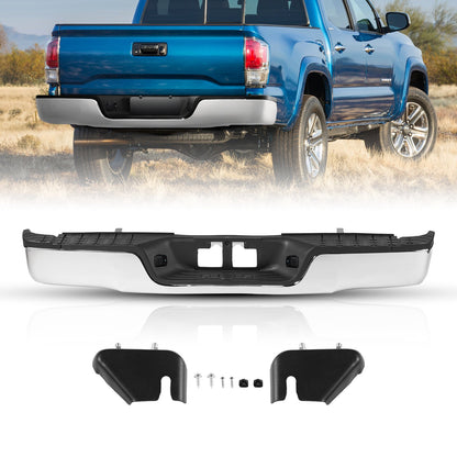Stoßstange hinten, Chromstahl, für Toyota Tundra 2007–2013