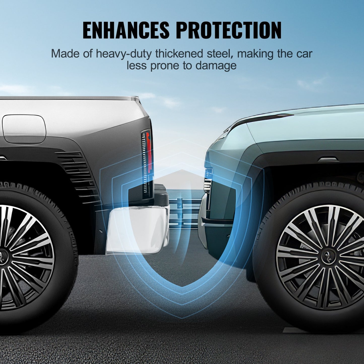 Bakstegsstötfångare Stålstötfångare för 2008-2016-Ford F250/Ford F350 Super Duty
