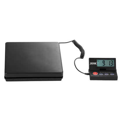 Fraktvåg Digital postvåg 110 lbs x 0,07 oz. AC/DC-paket LCD