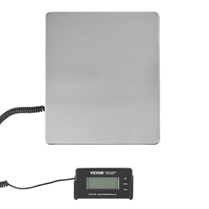 Fraktvåg Digital postvåg 440 lbs x 1,7 oz. AC/DC-paket LCD