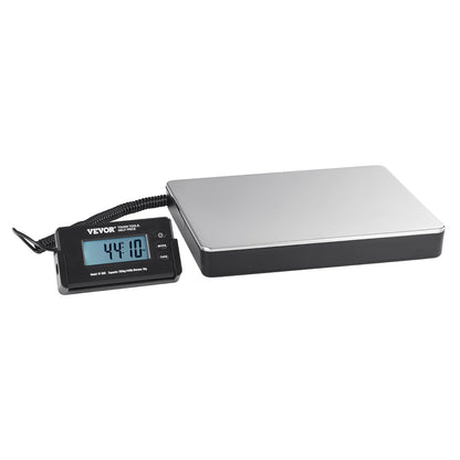 Fraktvåg Digital postvåg 440 lbs x 1,7 oz. AC/DC-paket LCD